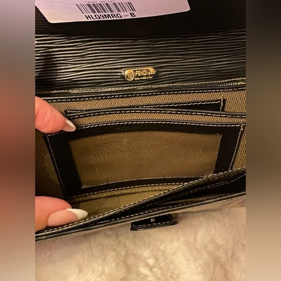 FENDI ZUCCA WALLET FENDI SIGNATURE CANVAS CLUTCH FENDI WRISTLET FENDI BAG - Picture 13 of 17